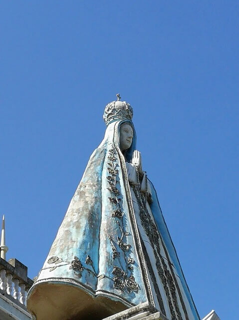 シマラ教会　セブ島　パワースポット　マリア像